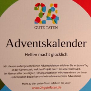 kein Abseits! im 24guteTaten-Adventskalender