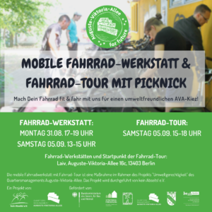 Mobile Fahrrad-Werkstatt & Fahrrad-Tour mit Picknick